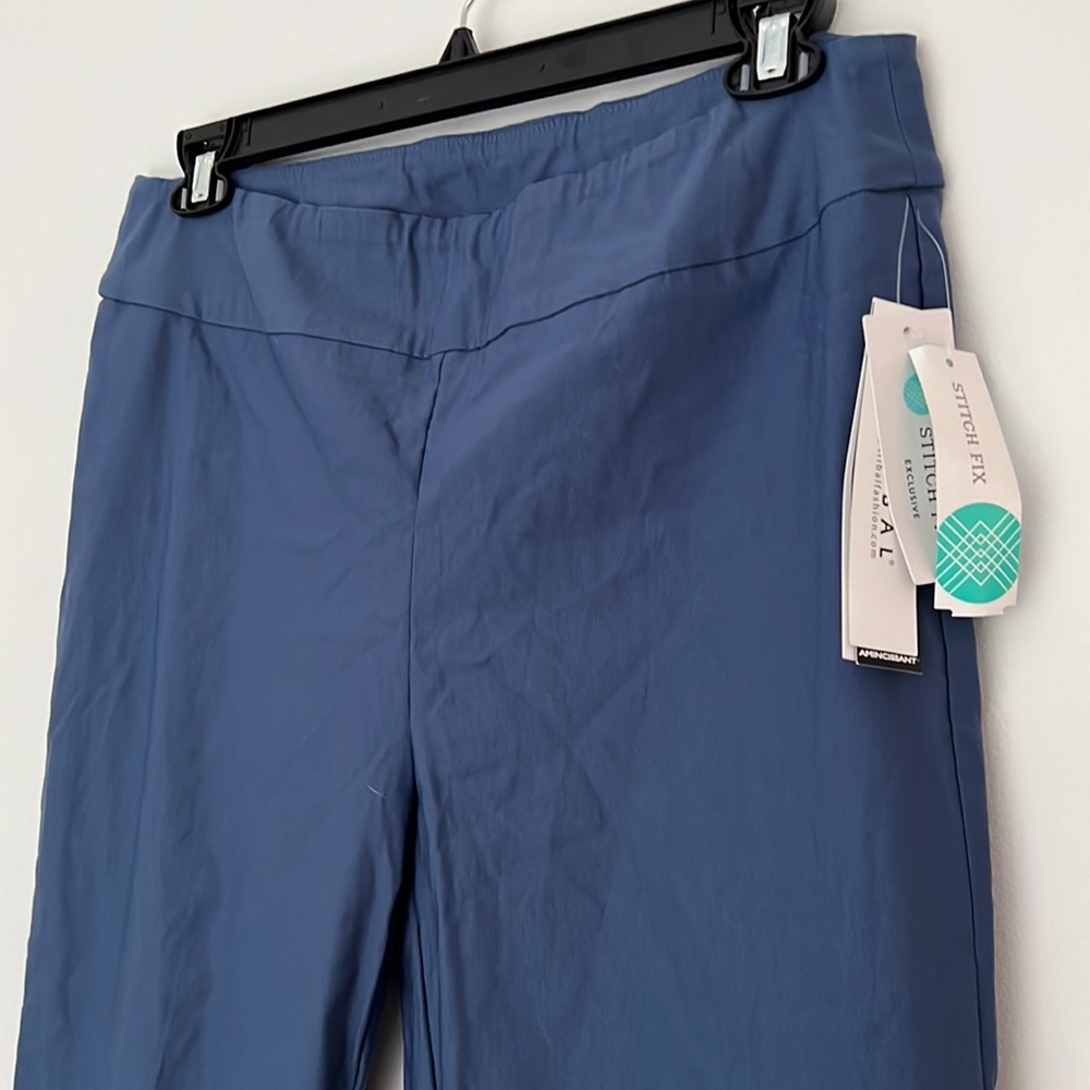 Cuffed Cropped Stretch Trouser Pants NWT 16